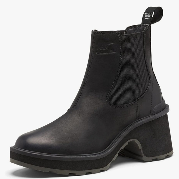 Sorel Black Ankle Boots - Picture 2 of 9